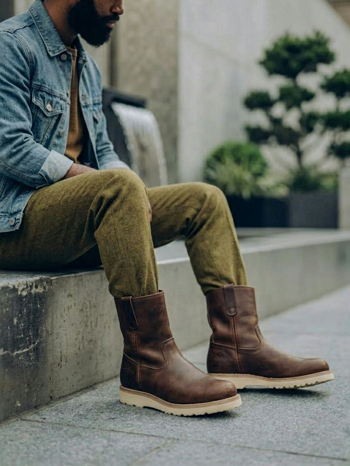 Botas Sim Rig Botas Rig sin Cordones Hombre | Will's Vegan Shoes