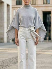 Recycled Knit Poncho