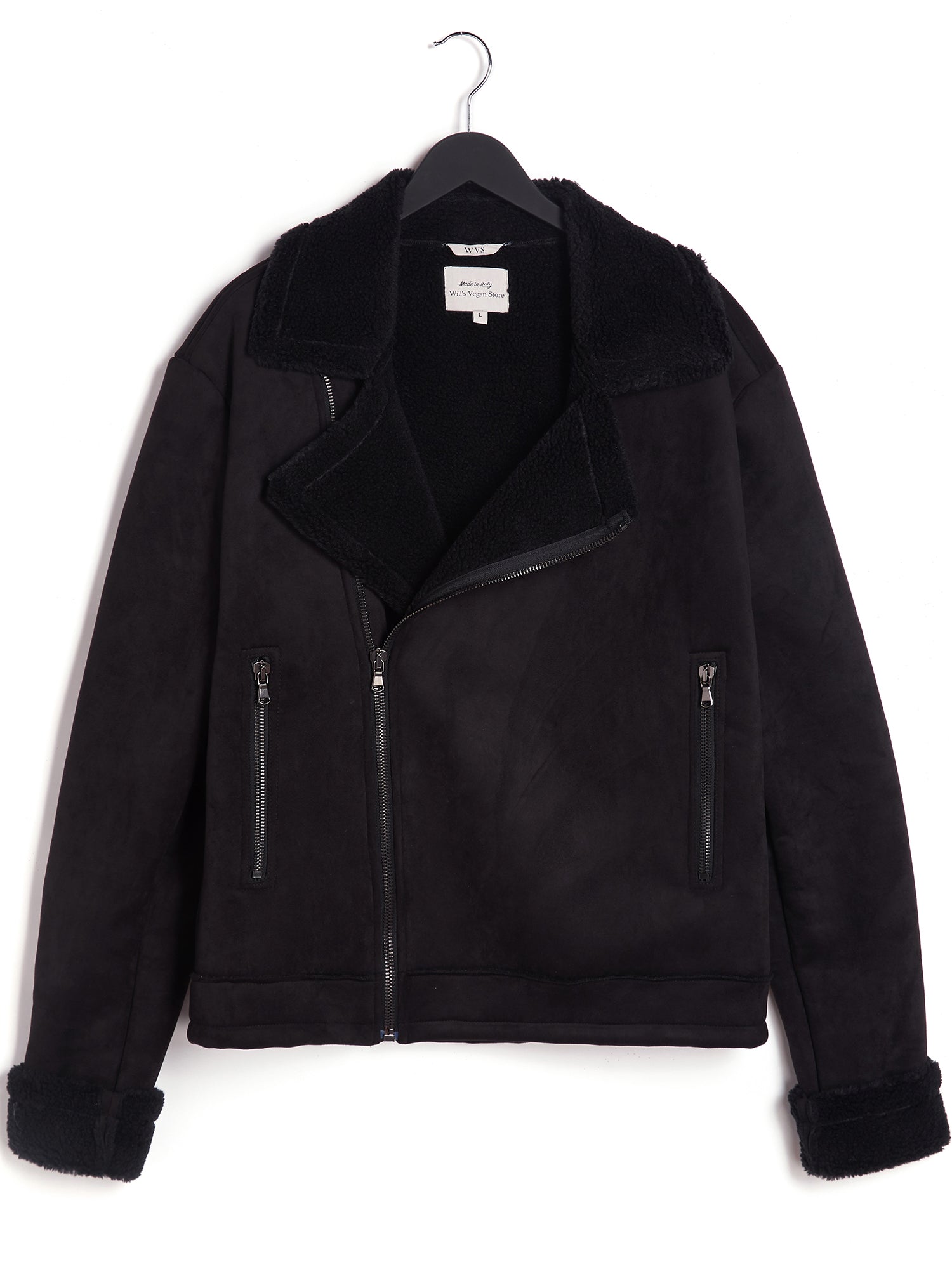 Women's Recycled Vegan Shearling Aviator | Will's Vegan Store