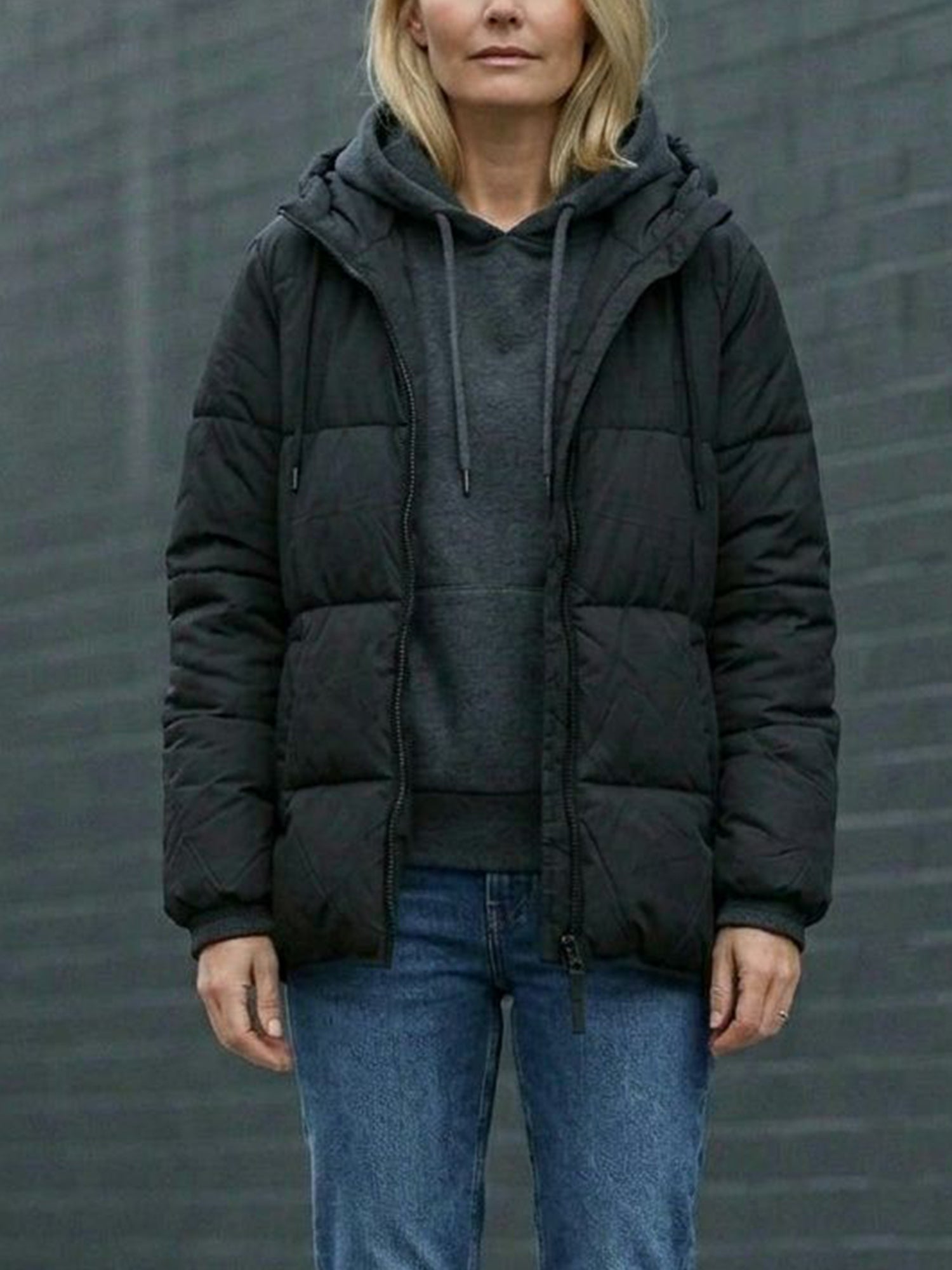 Recycled Hooded Puffer