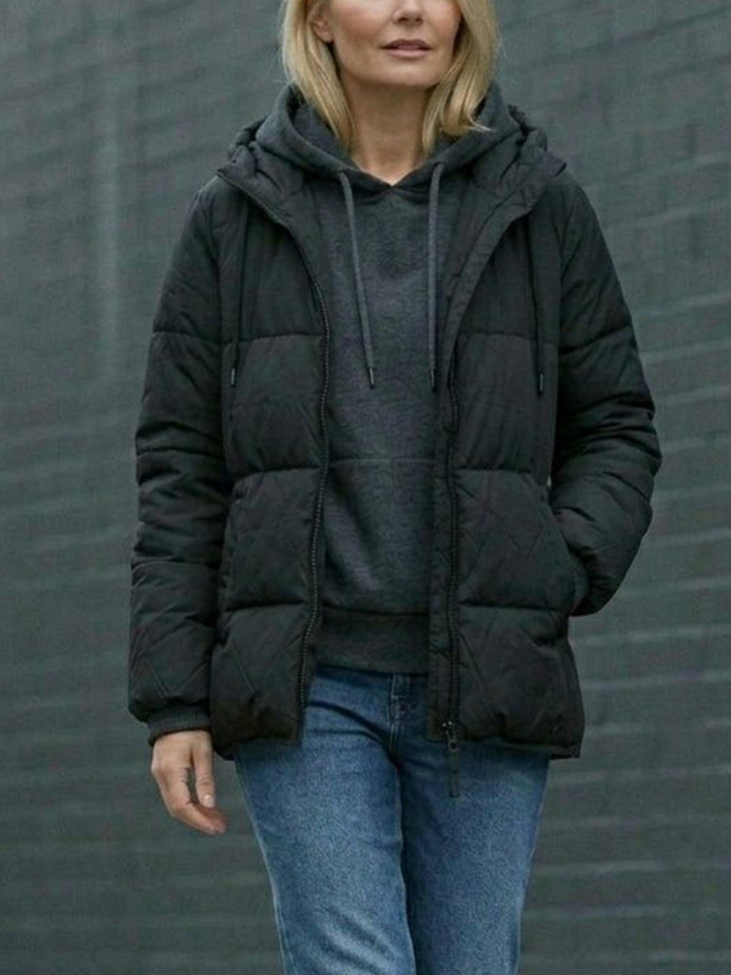 Recycled Hooded Puffer