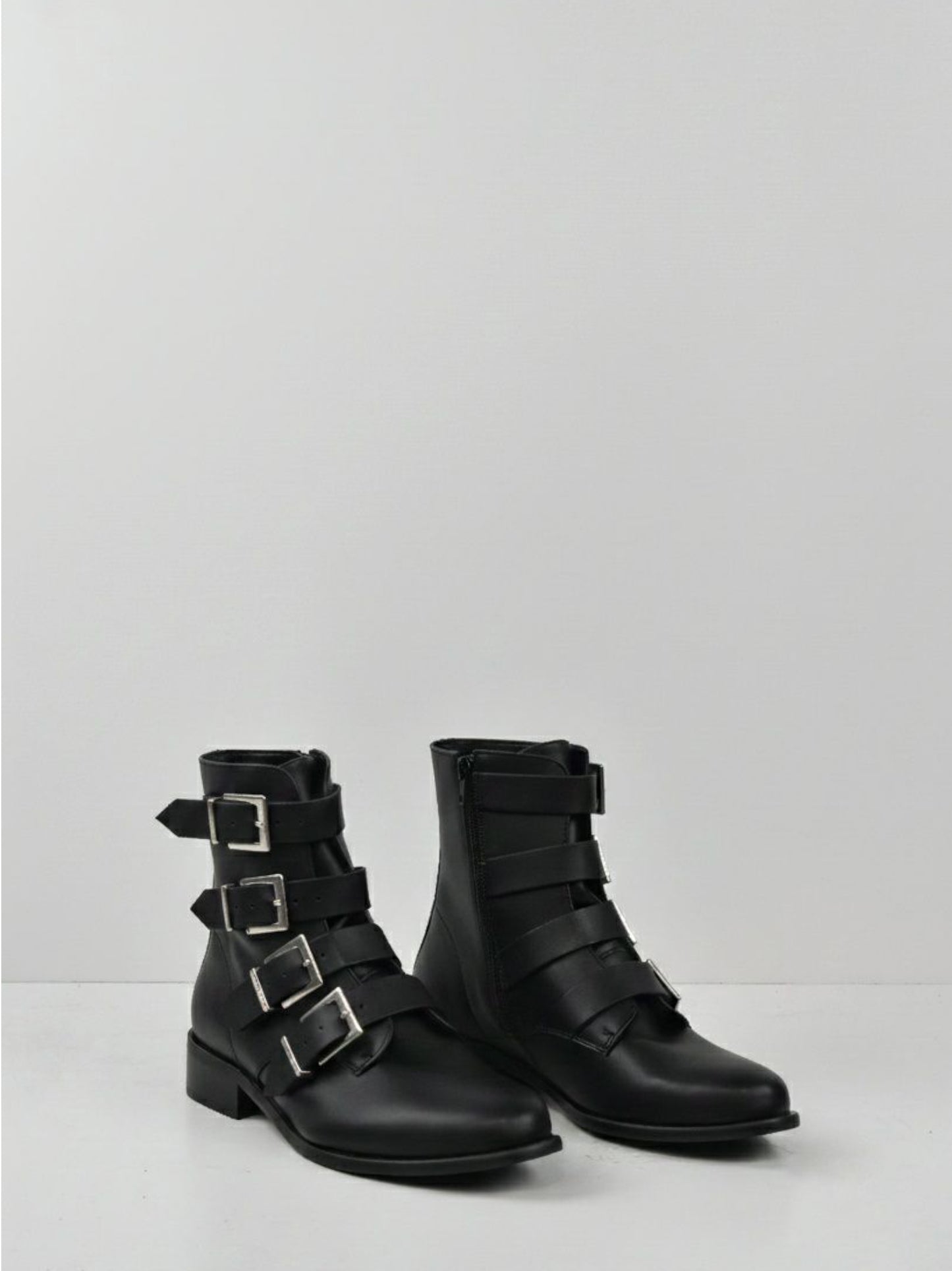 4 Strap Biker Boots