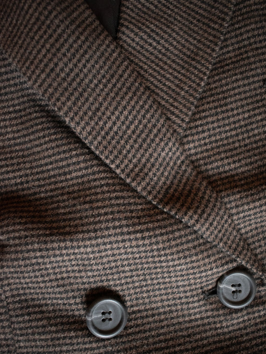 Vegan Wool Double Breasted Blazer | Vegan Suits & Blazers