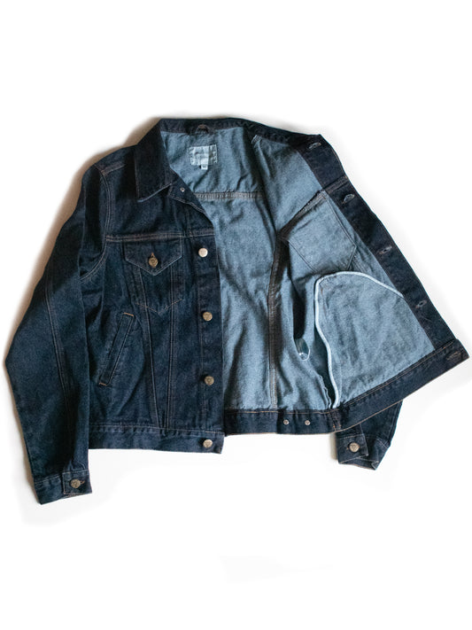 Recycled Denim Jacket | Vegan Coats & Jackets