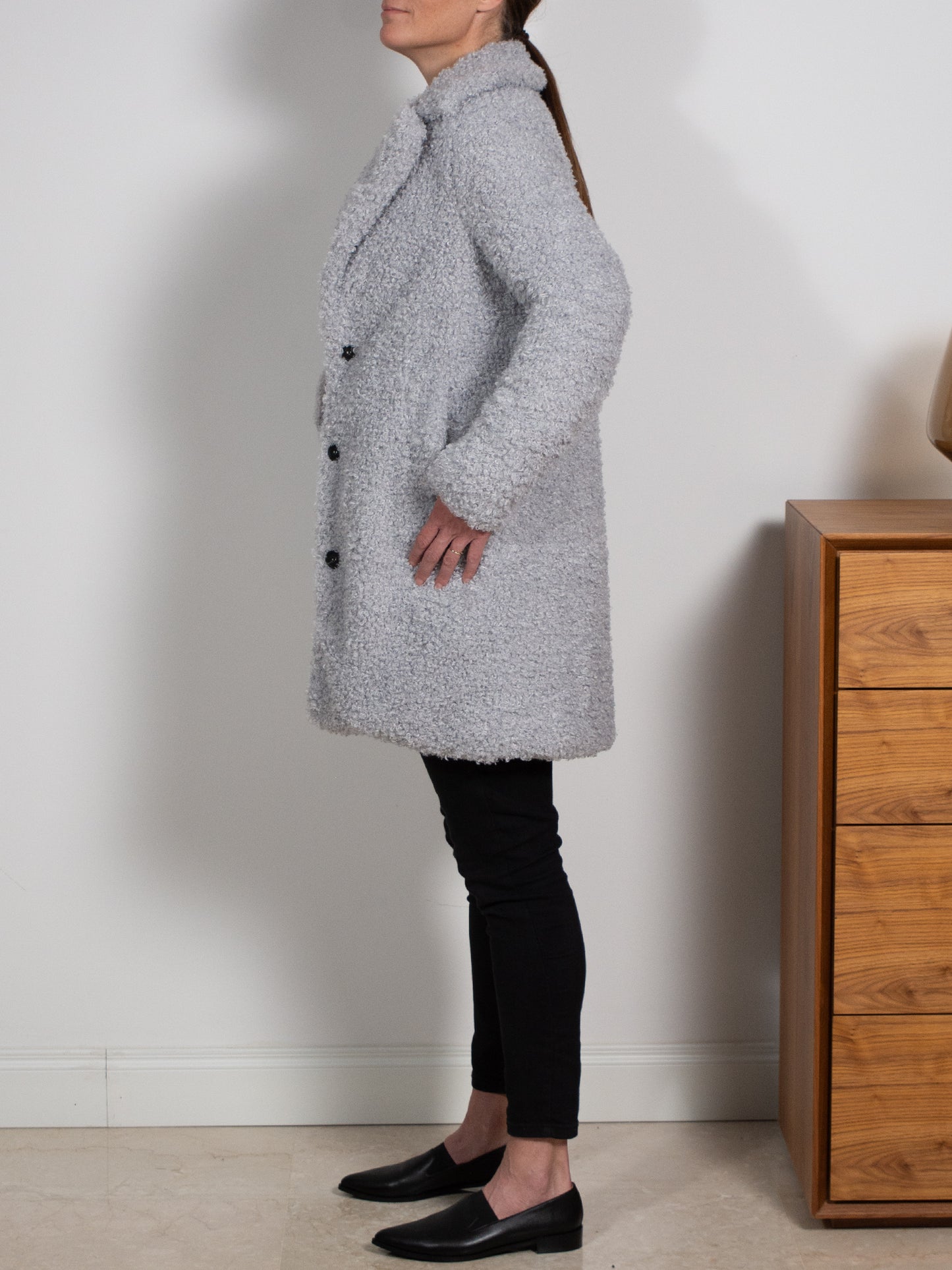 Recycled Boucle Coat