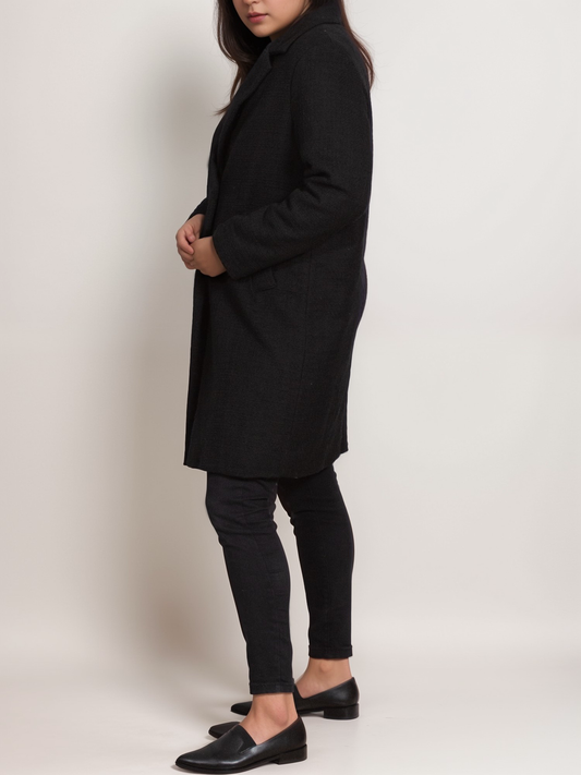 Structured Vegan Wool Coat | Vegan Coats & Jackets