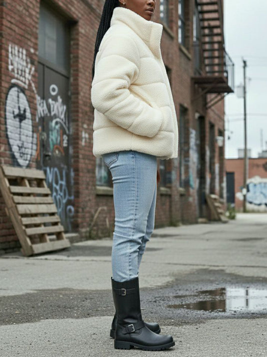 Halflange motorlaarzen  | Veganistische damesschoenen