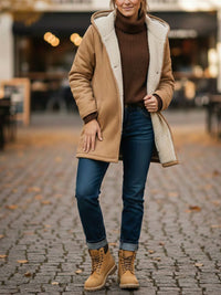 Recycled Vegan Shearling Coat