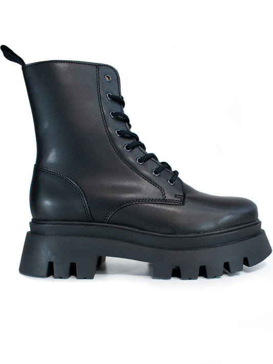 Track Sole 8-Eye Lace Up Boots | Vegan Boots