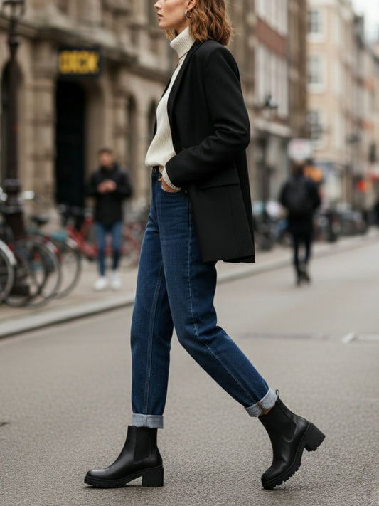 Bottines à semelle de piste  | Bottes végétaliennes