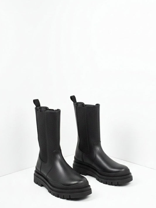 Track Sole Chelsea Mid-Height Boots | Vegan Boots