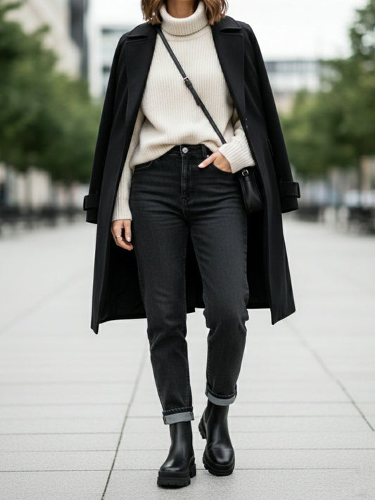 Bottines Chelsea Luxe à semelle Track | Bottes végétaliennes