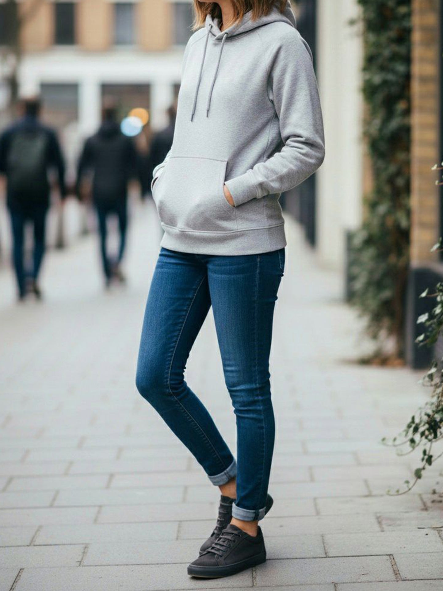 Veganistische suède sneakers 