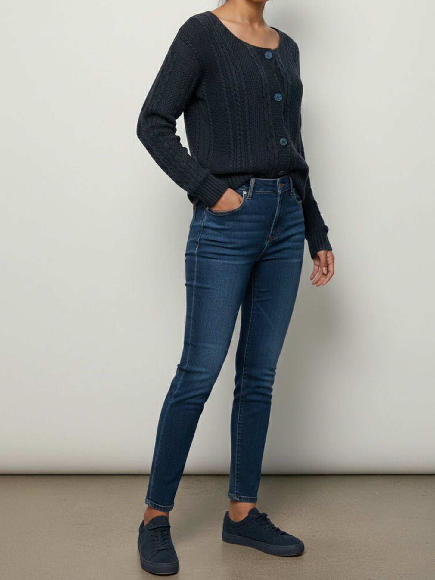 Veganistische suède sneakers 