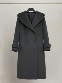 Manteau oversize en laine végétalienne