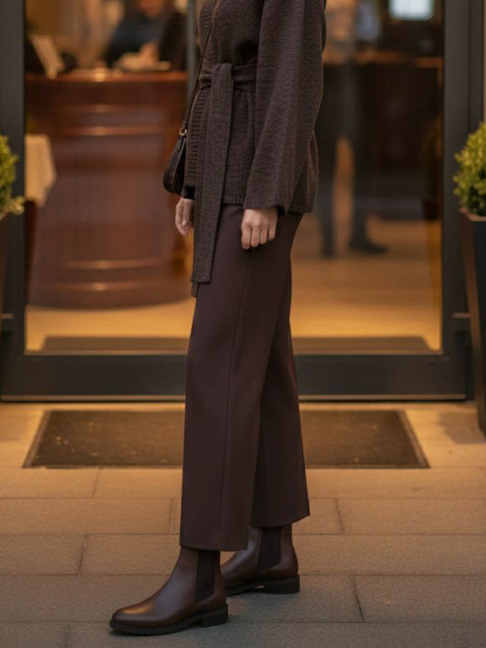 Luxe slimme Chelsea-laarzen  | Veganistische damesschoenen