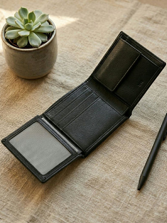 Cartera Trifold con Monedero