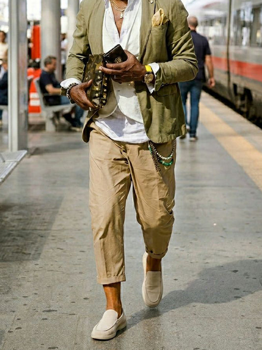 Mocassini Casual in Scamosciato Vegano