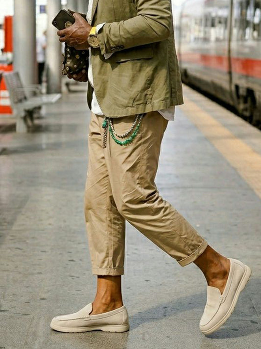 Mocassini Casual in Scamosciato Vegano