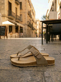 Toe Peg Footbed Sandals