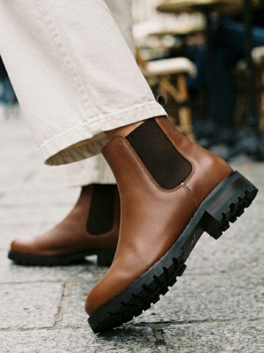 Vegan Women's Luxe Deep Tread Chelsea Boots | Will's Vegan Store