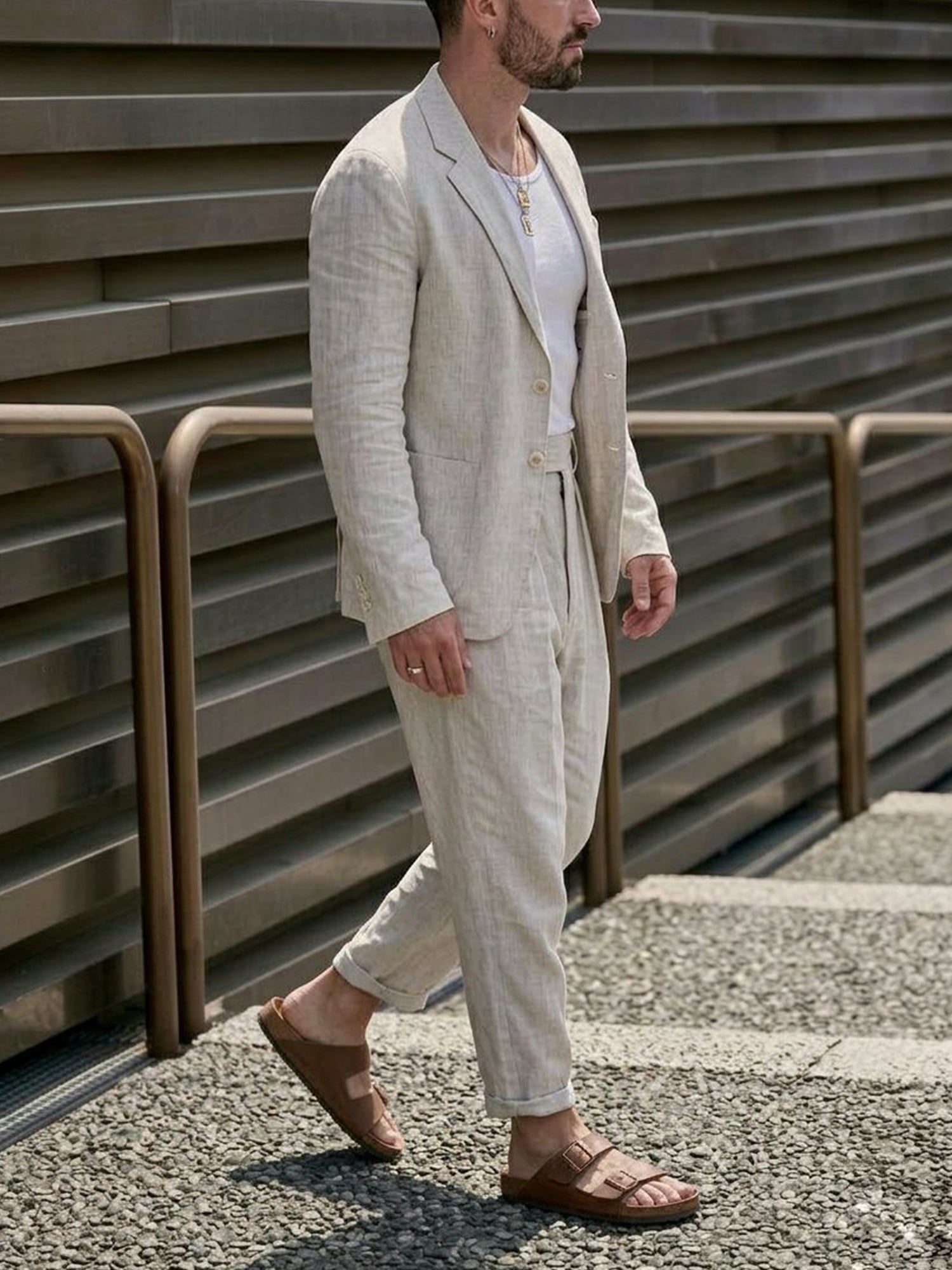 Two Strap Footbed Sandals