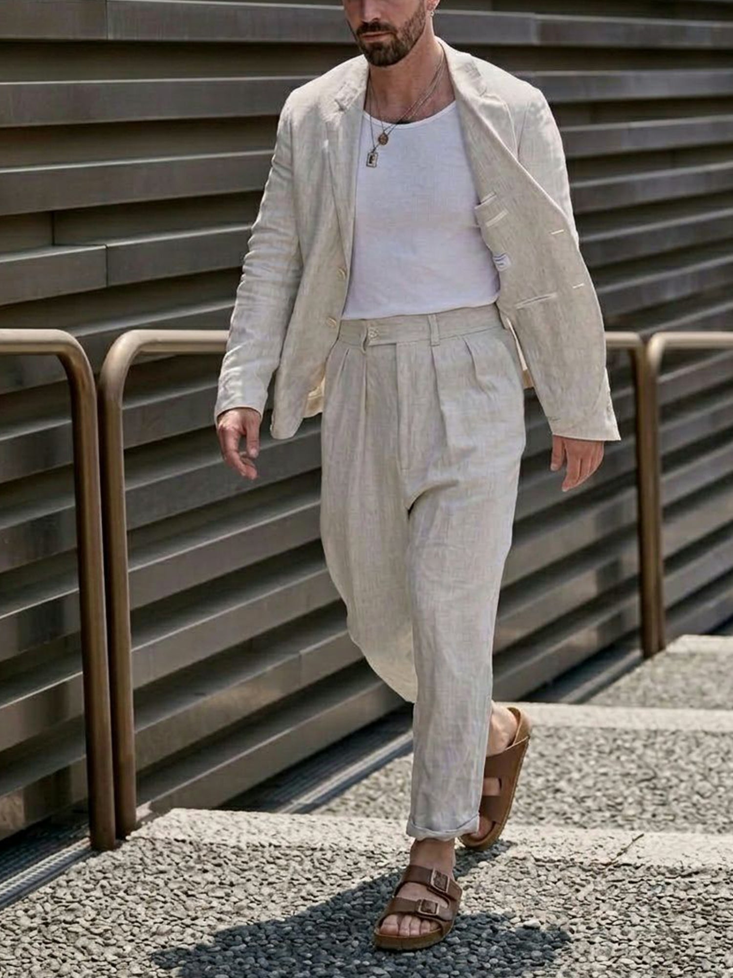 Two Strap Footbed Sandals