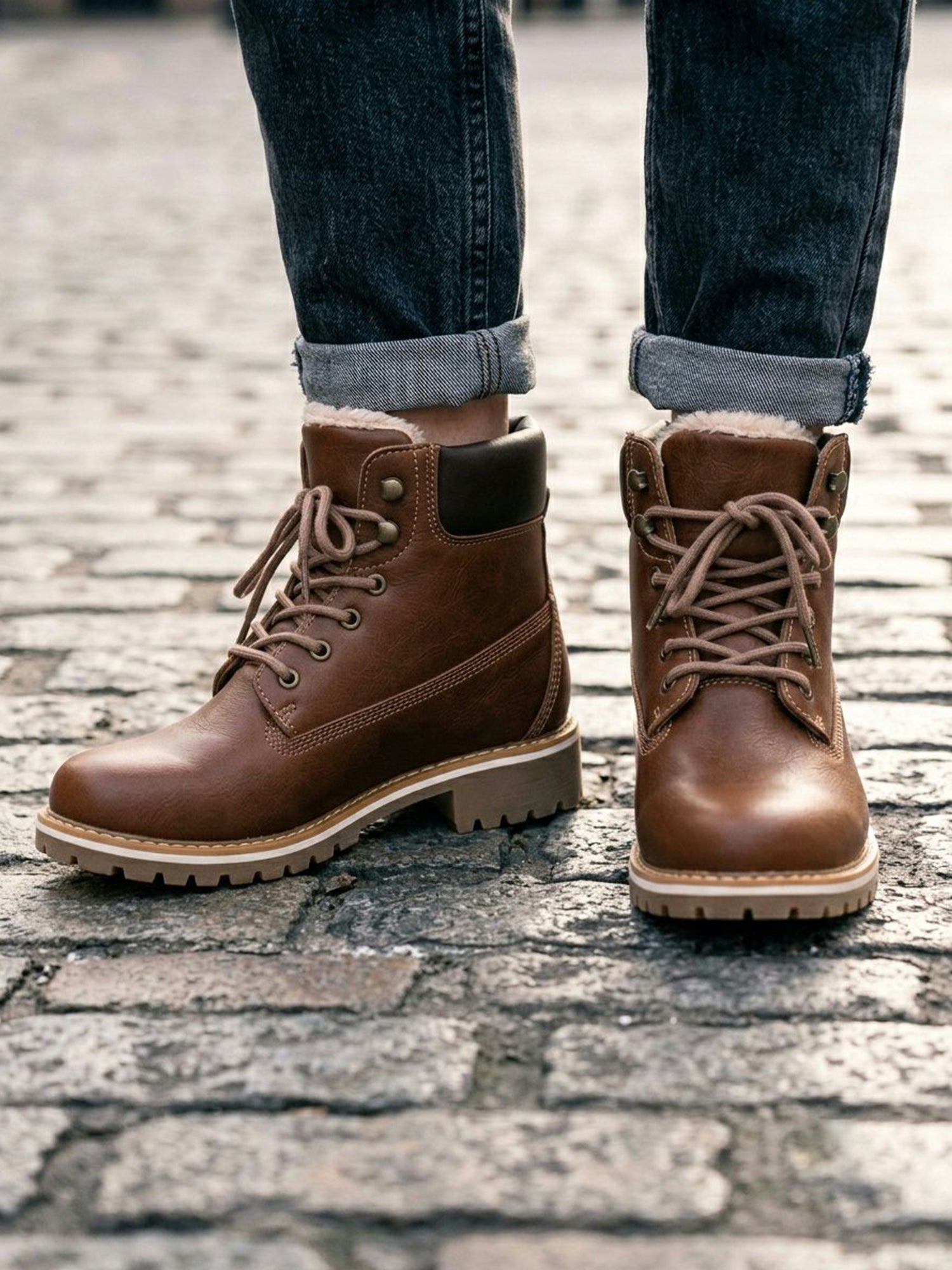 Bottes de quai isolées 