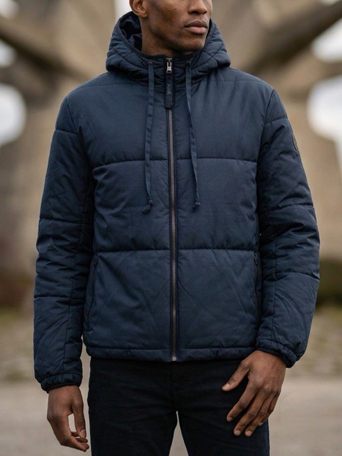 Doudoune à capuche recyclée 