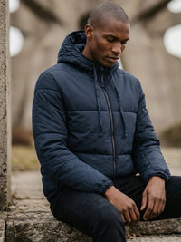 Doudoune à capuche recyclée 