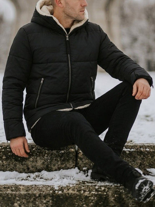 Recycled Vegan Shearling Puffer