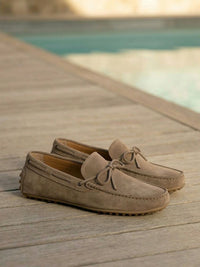 Mocassins en daim vegan