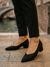 Punt platte schoenen 