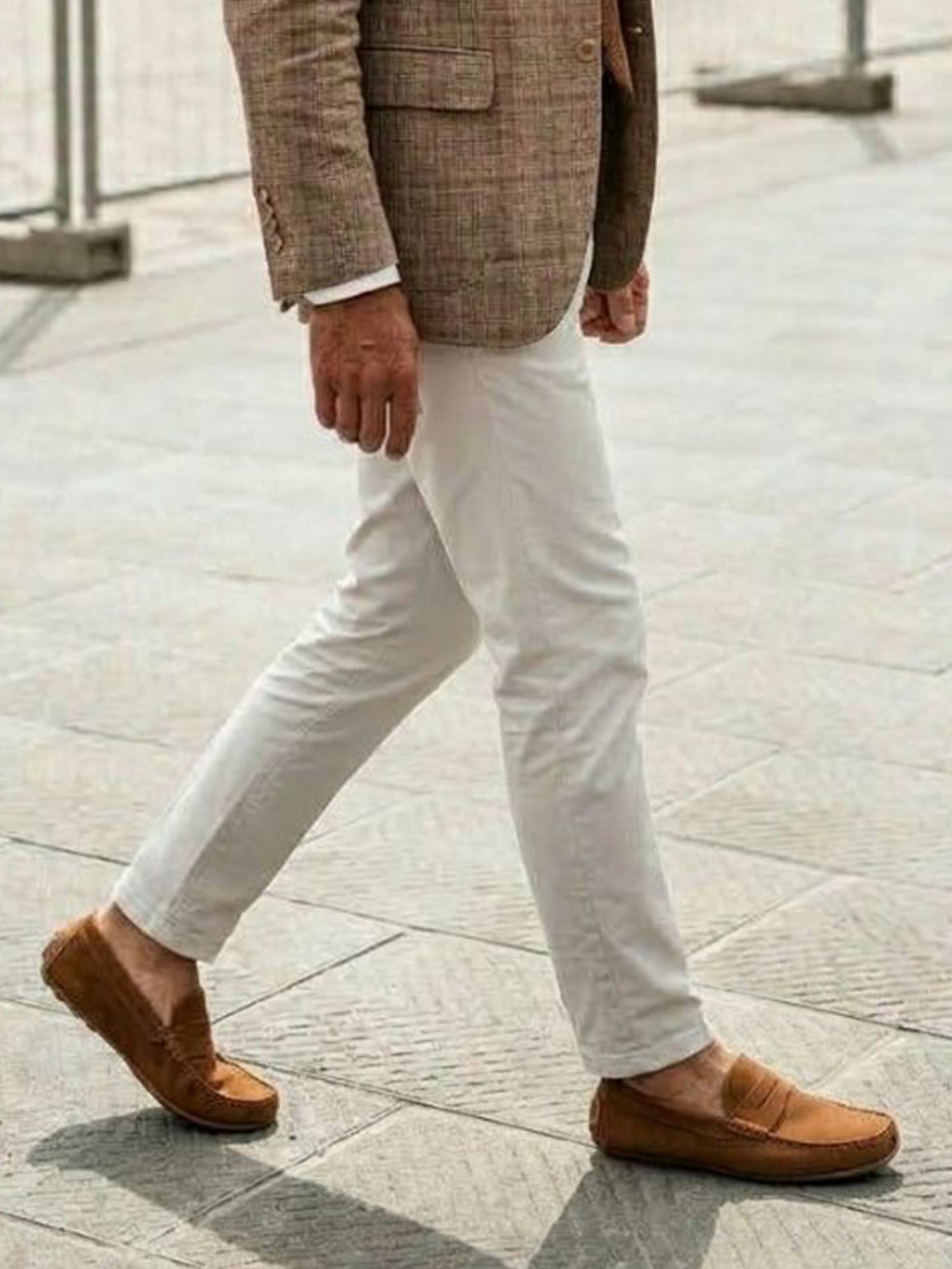 Mocassin-flats met veters 
