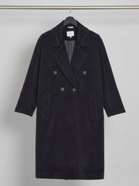 Double Breasted Vegan Wool Coat