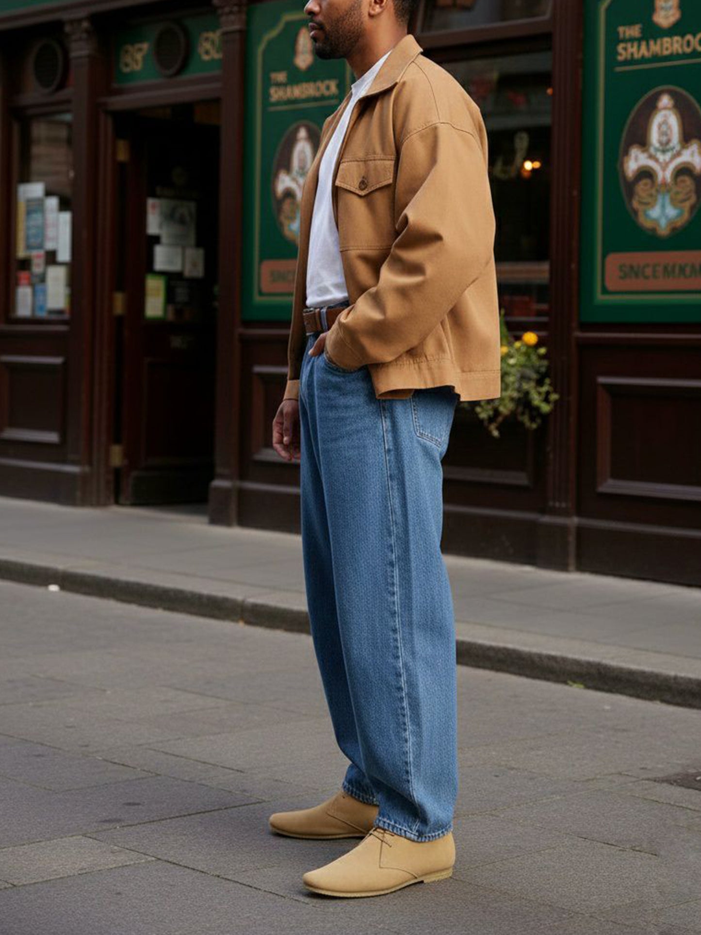 Desert boots à semelle en crêpe 