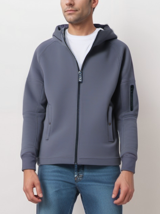 Recycled Zip Through Hooded Fleece | Vegan Fleeces