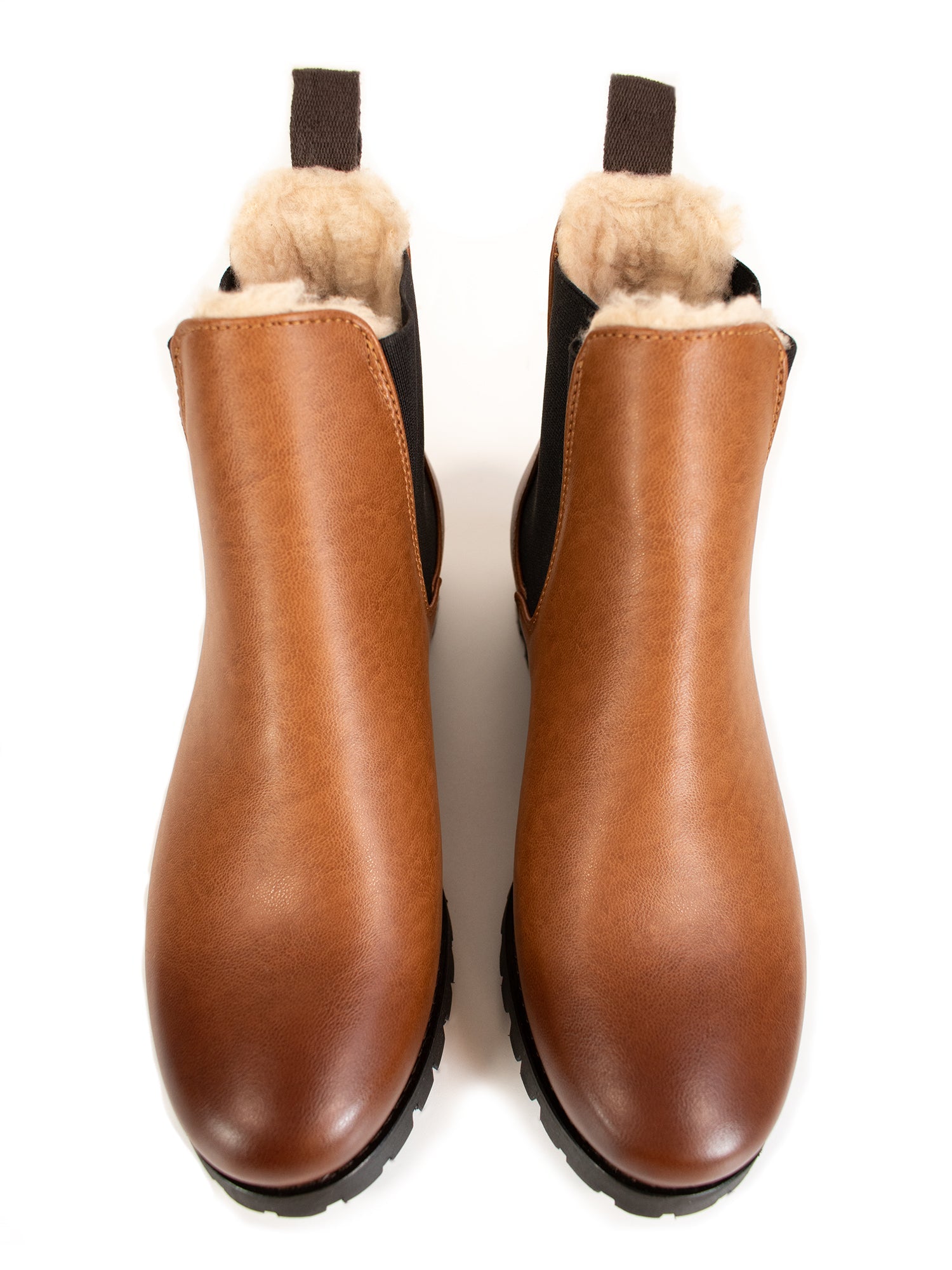 Vegan Women's Luxe Insulated Deep Tread Chelsea Boots | Will's Vegan Store