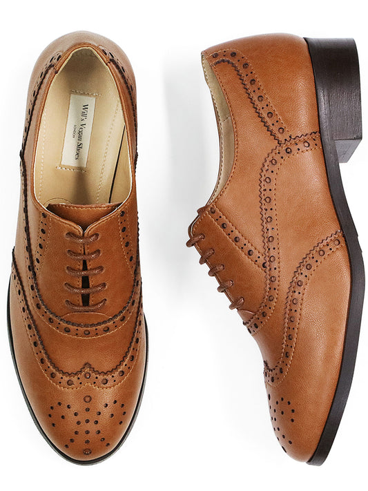 Wide Fit Oxford Brogues | Vegan Shoes