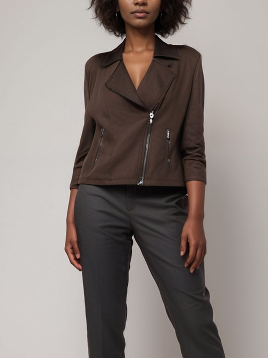 Veganistisch suède bikerjack  | Vegan Leather Jackets