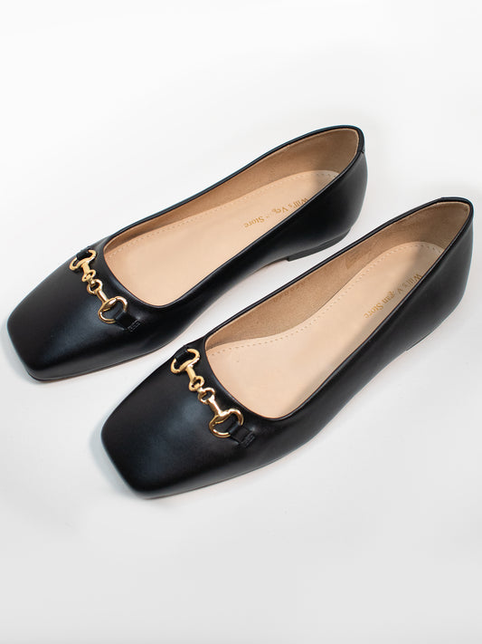 Square Toe Ballet Flats | Vegan Shoes