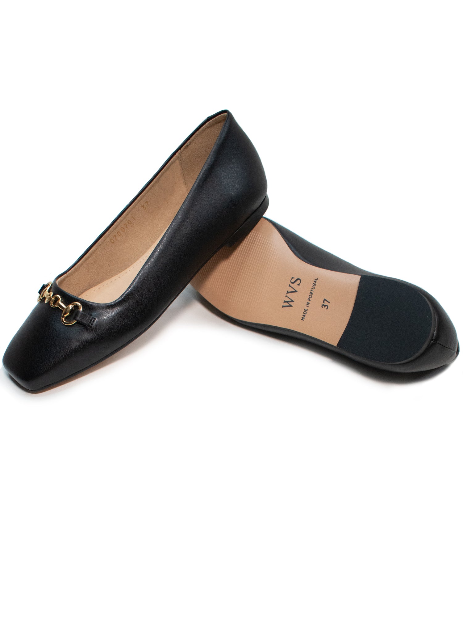 Ballerina's met vierkante neus