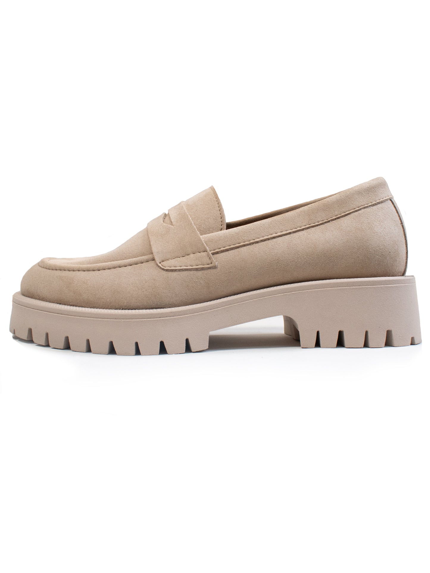 Penny-loafers met trackzool