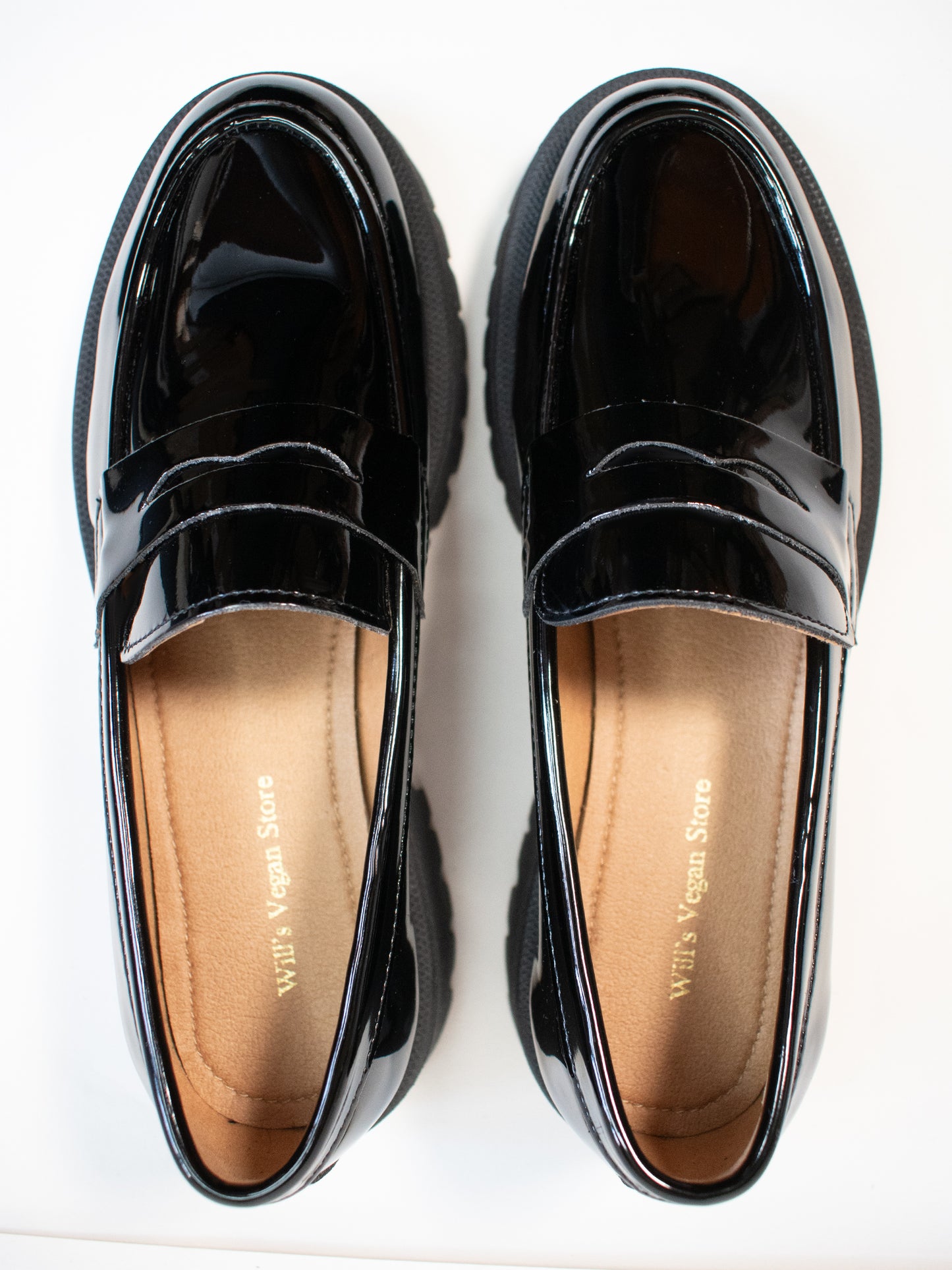 Penny-loafers met trackzool