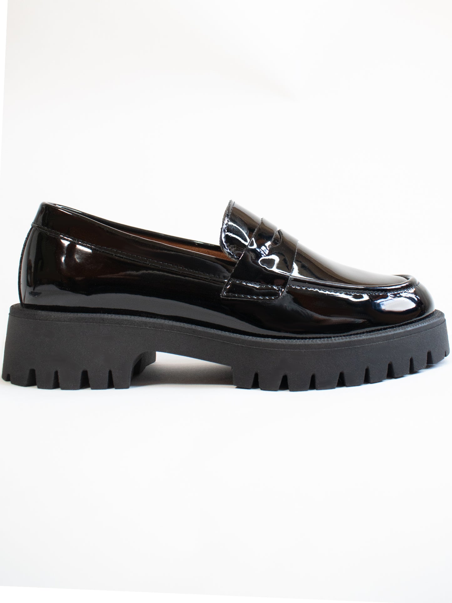 Penny-loafers met trackzool