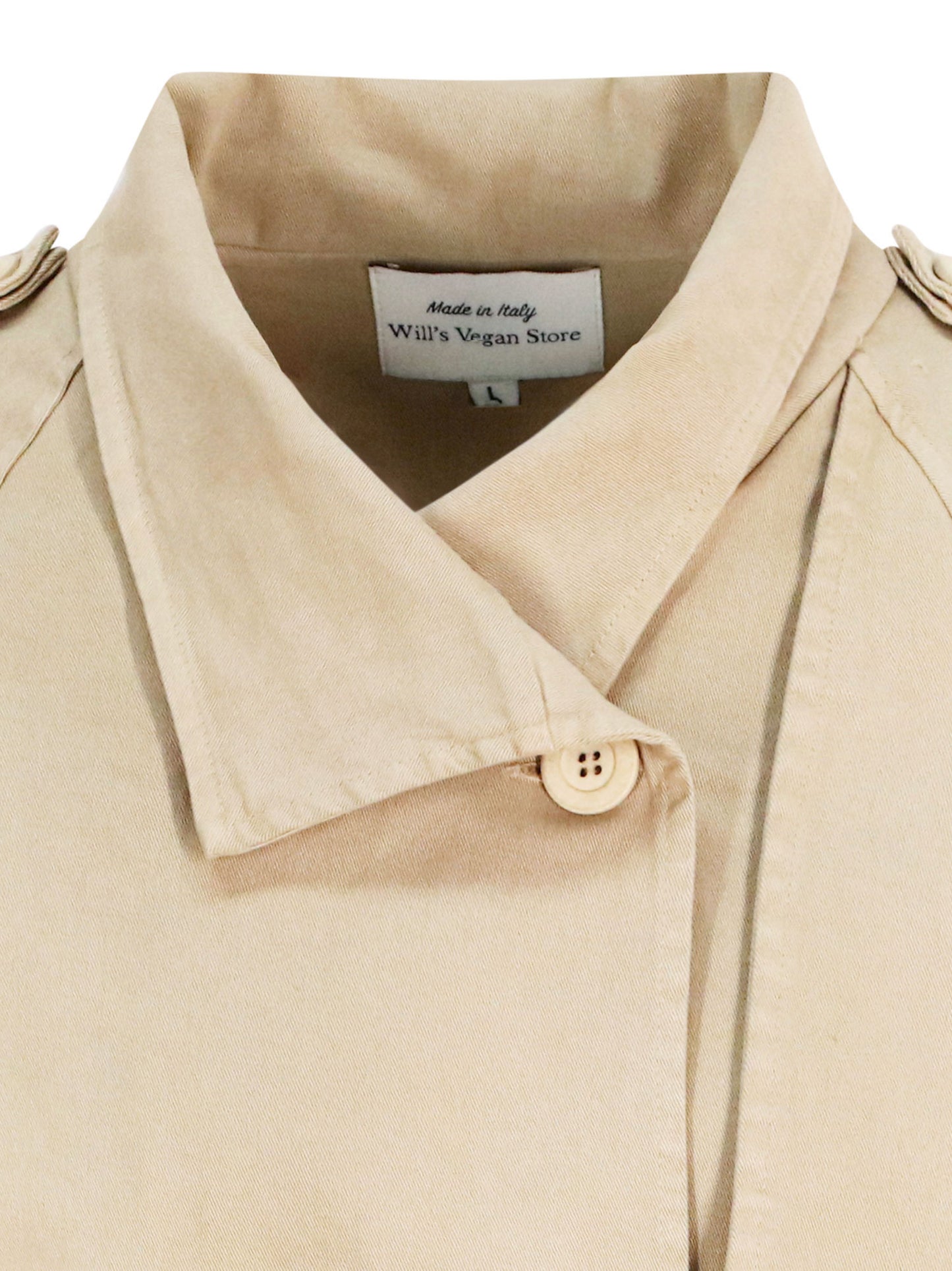 Trenchcoat van katoen-Gaberdine 