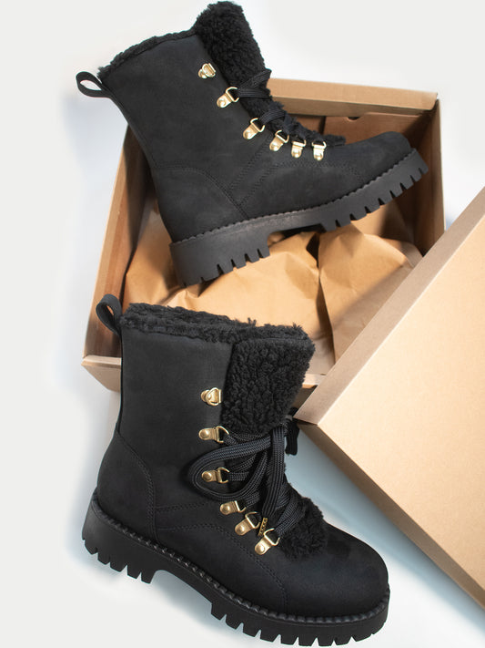 Recycled Vegan Shearling Boots | Vegan Boots