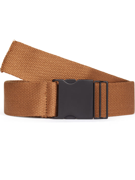 Riem van tencel en metalen clip van 4 cm | Veganistische herenriemen