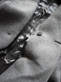 Manteau oversize en laine végétalienne