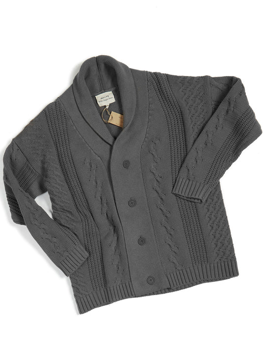 Grof gebreid vest met knopen | Vegan Knitwear